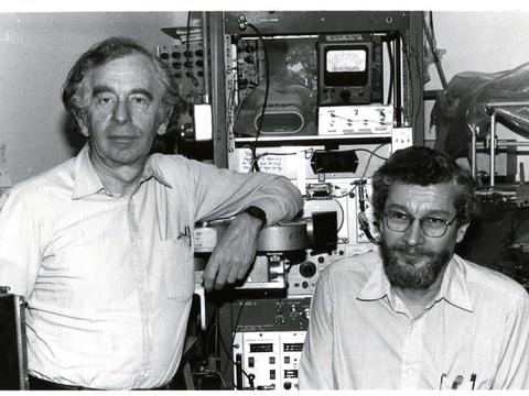 Photo of Edwin Furshpan and David Potter
